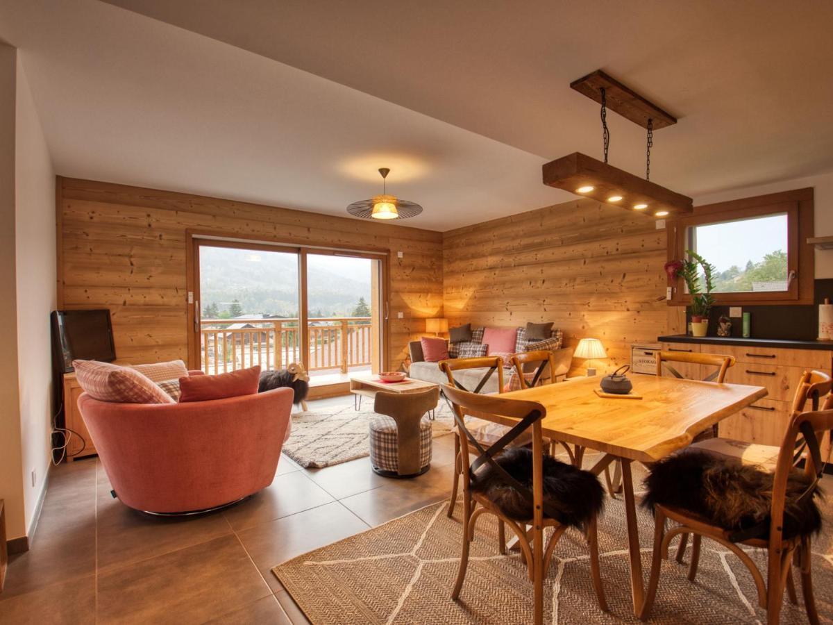 Appartement Familial Neuf Pres Du Village, 3 Chambres, Balcon Sud, Parking, Proche Ski-Bus, Samoens - Fr-1-642-80 Bagian luar foto